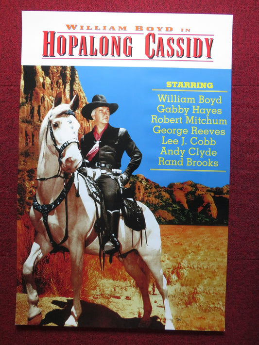 HOPALONG CASSIDY REPRINT POSTER WILLIAM BOYD ROBERT MITCHUM Rendezvous Cinema Movie posters