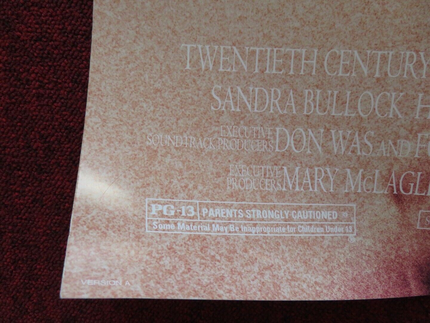 HOPE FLOATS US ONE SHEET ROLLED POSTER SANDRA BULLOCK HARRY CONNICK JR. 1998 Movie posters