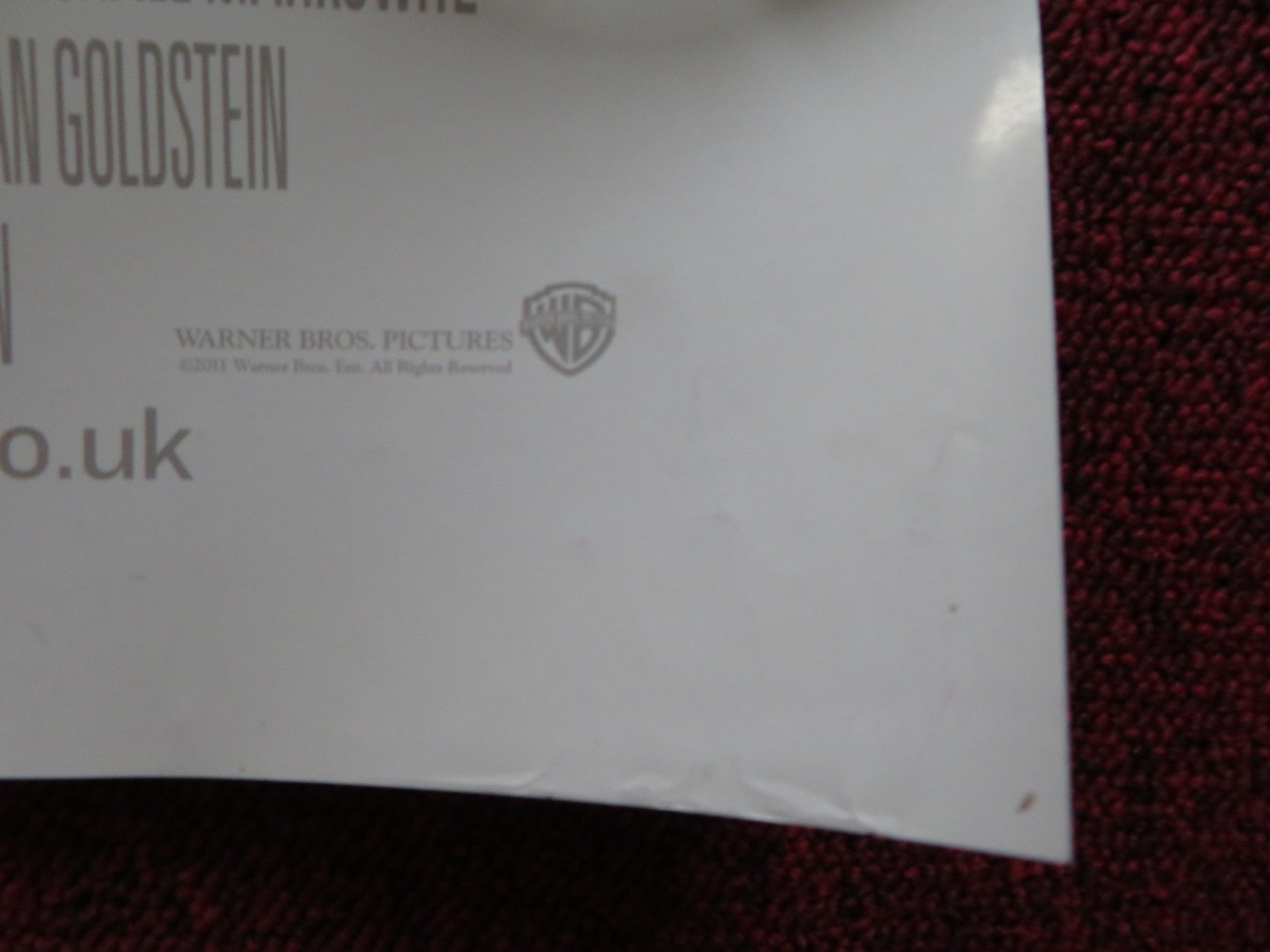 HORRIBLE BOSSES UK QUAD (30"x 40") ROLLED POSTER JASON BATEMAN J. ANISTON 2011 Rendezvous Cinema Movie posters