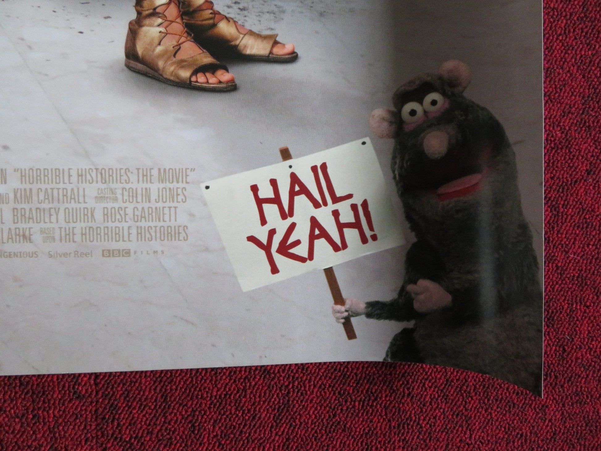 HORRIBLE HISTORIES: THE MOVIE - ROTTEN ROMANS UK QUAD (30"x 40") ROLLED POSTER Rendezvous Cinema Movie posters