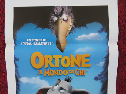 HORTON HEARS A WHO! ITALIAN LOCANDINA POSTER JIM CARREY STEVE CARELL 2008 Rendezvous Cinema Movie posters