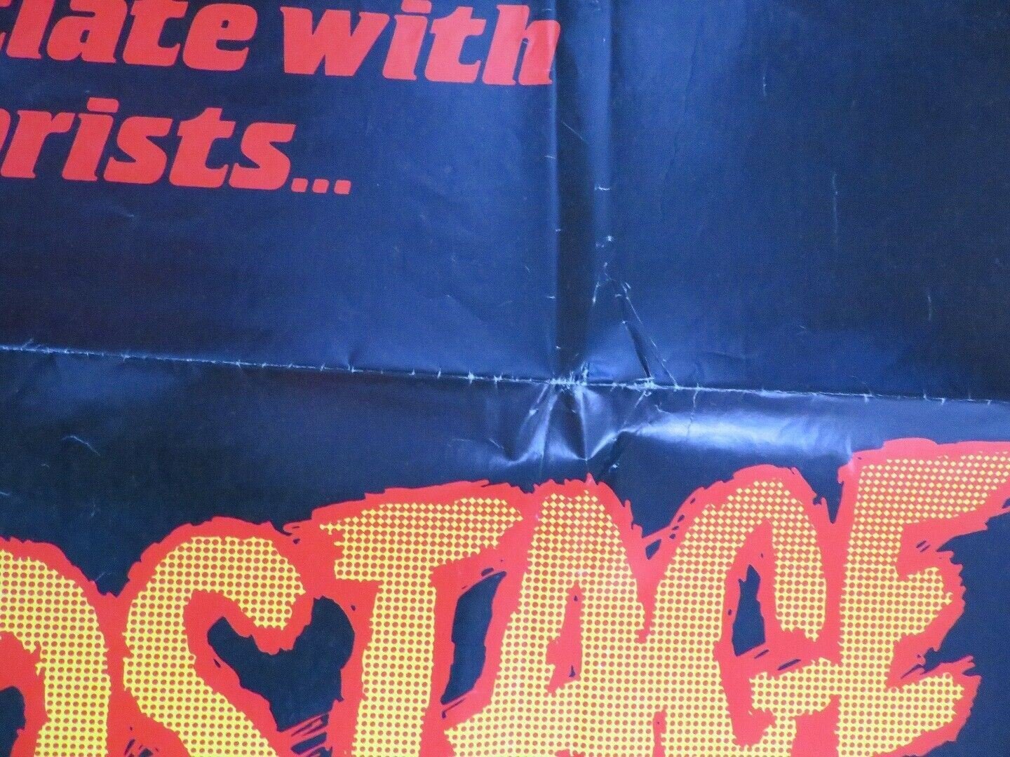 HOSTAGE US ONE SHEET POSTER WINGS HAUSER KAREN BLACK 1986 Movie posters