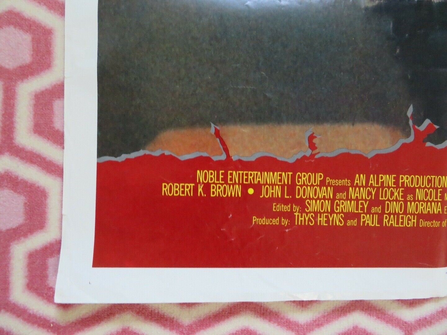 HOSTAGE US ONE SHEET POSTER WINGS HAUSER KAREN BLACK 1986 Movie posters