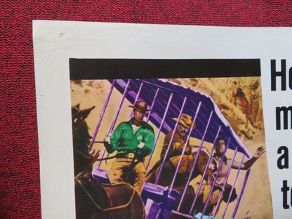 HOSTILE GUNS FOLDED US ONE SHEET POSTER GEORGE MONTGOMERY 1967 Movie posters