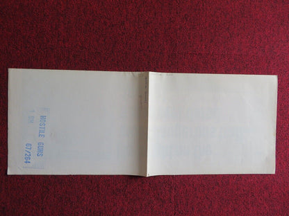 HOSTILE GUNS FOLDED US ONE SHEET POSTER GEORGE MONTGOMERY 1967 Movie posters