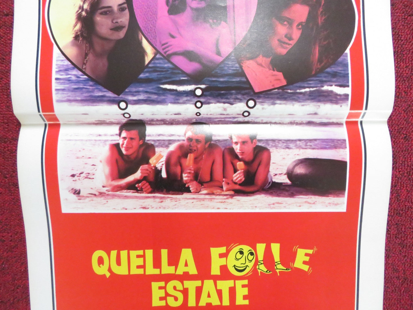 HOT BUBBLEGUM ITALIAN LOCANDINA POSTER YFTACH KATZUR ZACHI NOY 1981 Rendezvous Cinema Movie posters