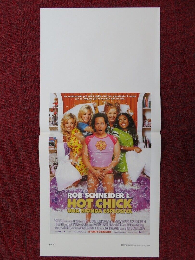 HOT CHICK ITALIAN LOCANDINA (27.5"x13") POSTER ANNA FARIS TOM BRADY 2002 Movie posters