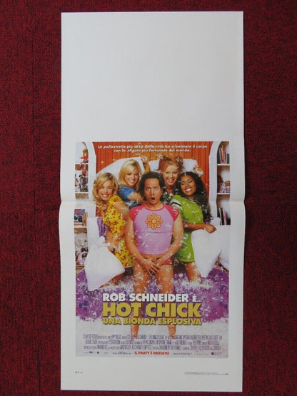 HOT CHICK ITALIAN LOCANDINA (27.5"x13") POSTER ANNA FARIS TOM BRADY 2002 Movie posters