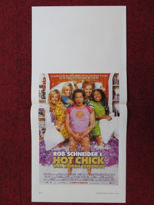 HOT CHICK ITALIAN LOCANDINA (27.5"x13") POSTER ANNA FARIS TOM BRADY 2002 Movie posters