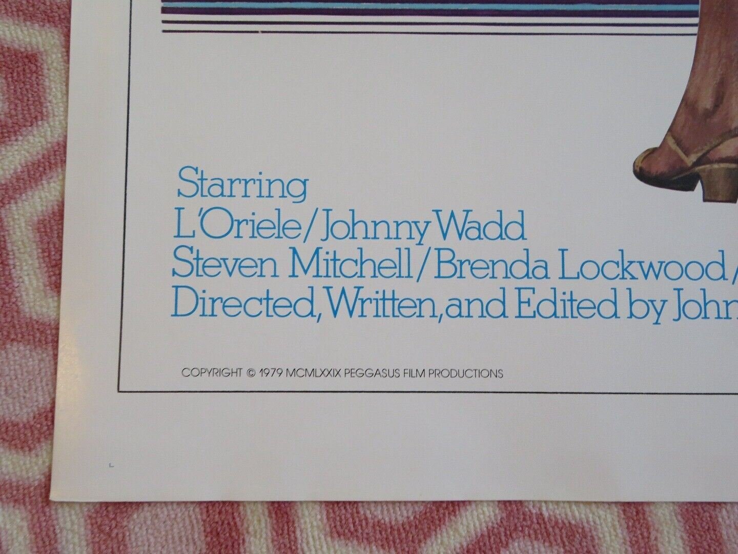 HOT CHILD IN THE CITY FOLDED US ONE SHEET POSTER L'ORIELE JOHNNY WADD 1979 - Rendezvous Cinema