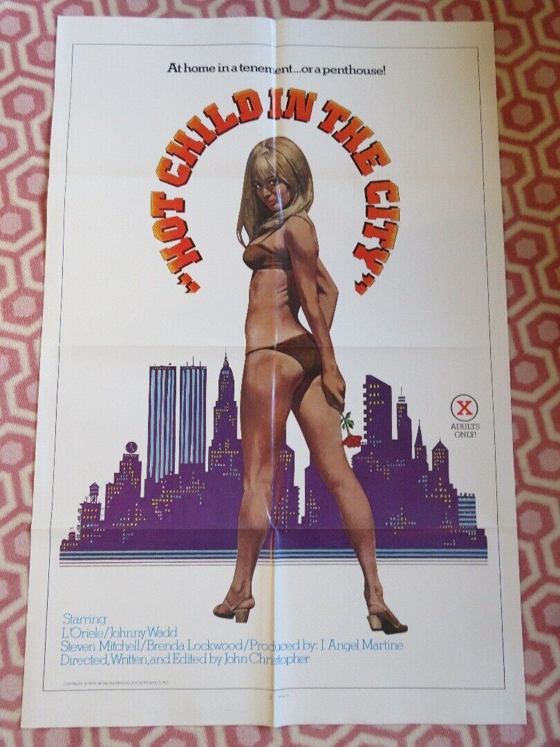 HOT CHILD IN THE CITY FOLDED US ONE SHEET POSTER L'ORIELE JOHNNY WADD 1979 - Rendezvous Cinema