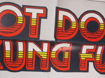 HOT DOG KUNG FU FOLDED US ONE SHEET POSTER 1970/1980 - Rendezvous Cinema