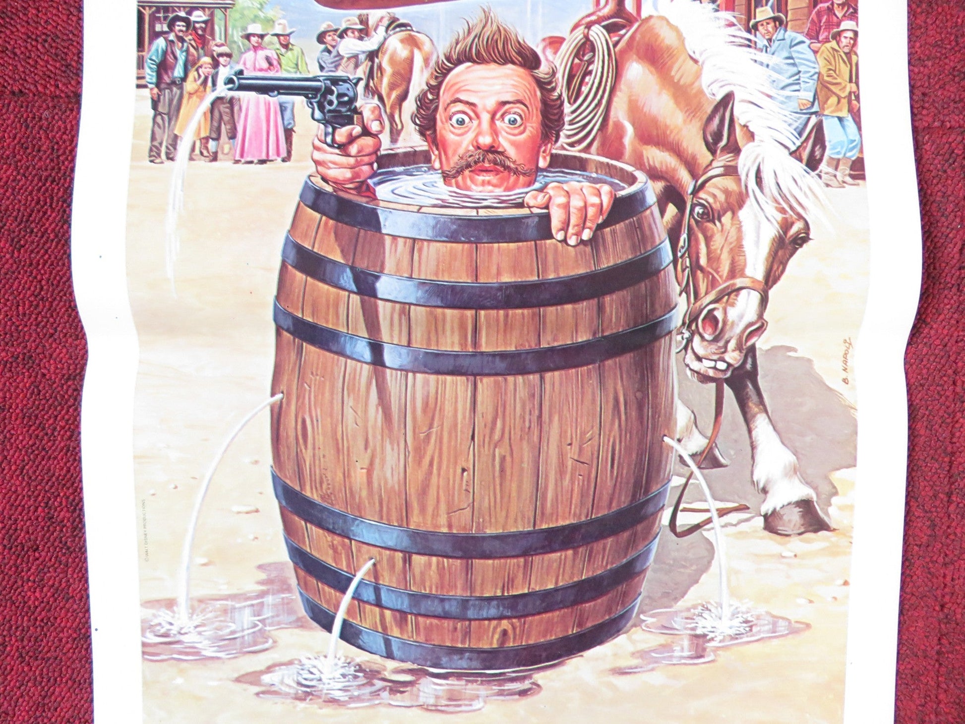 HOT LEAD AND COLD FEET ITALIAN LOCANDINA POSTER DISNEY JIM DALE 1980 Rendezvous Cinema Movie posters