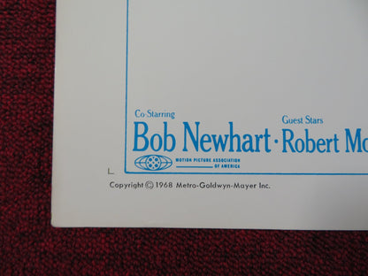 HOT MILLIONS US HALF SHEET (22"x 28") POSTER PETER USTINOV MAGGIE SMITH 1968 Rendezvous Cinema Movie posters