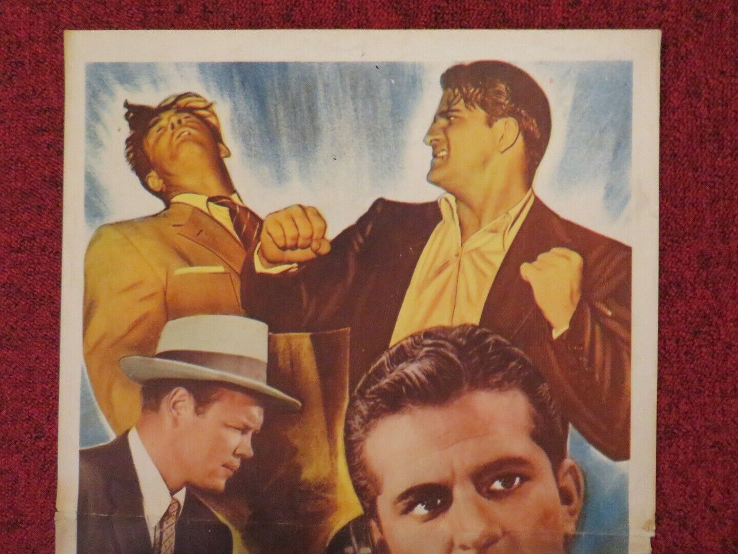 HOT NEWS US INSERT (14"x 36") POSTER STANLEY CLEMENTS GLORIA HENRY 1953 - Rendezvous Cinema