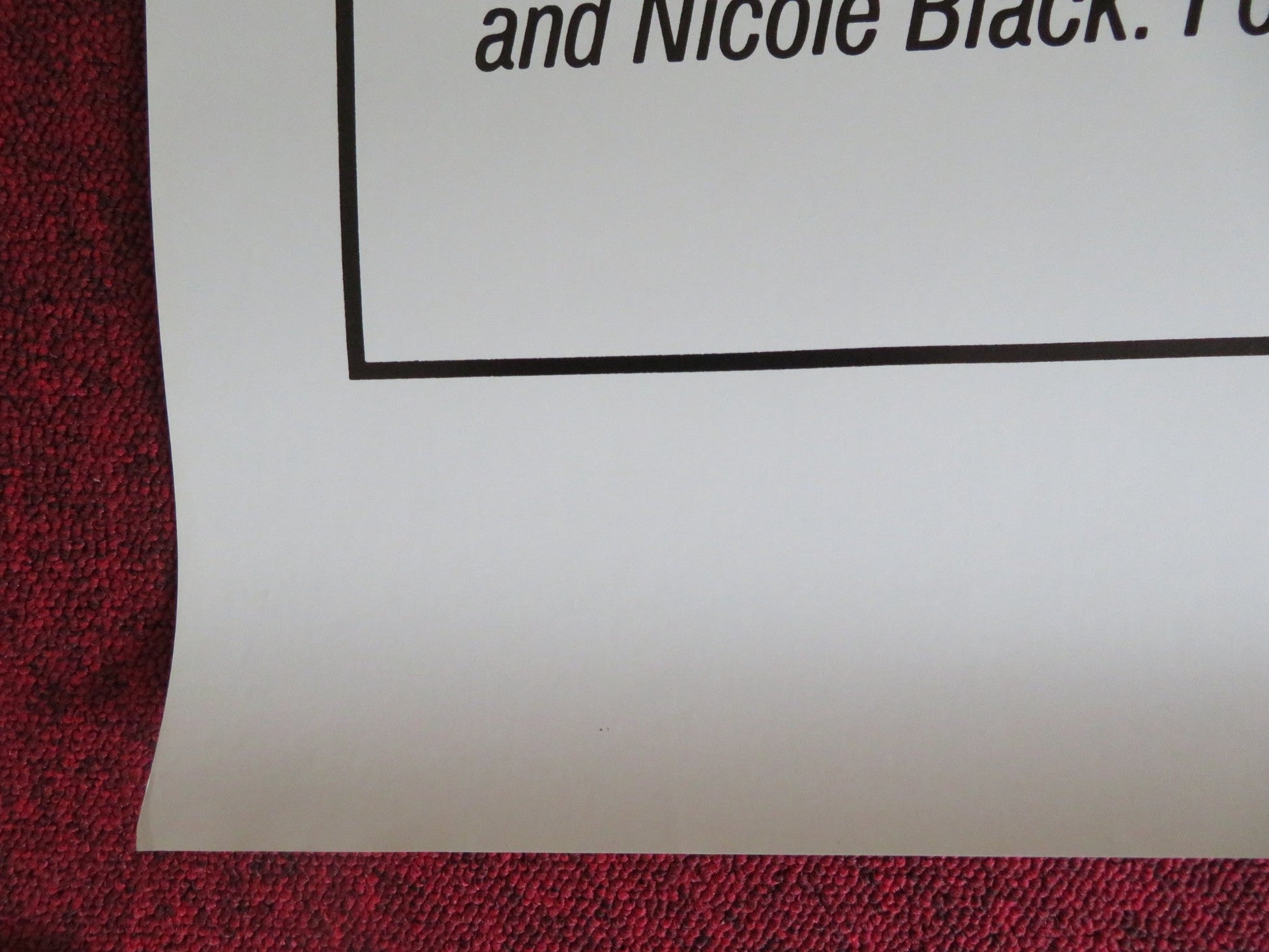 HOT PINK US ONE SHEET ROLLED POSTER TIFFANY CLARK SYLVIA BENEDICT 1984 Rendezvous Cinema Movie posters