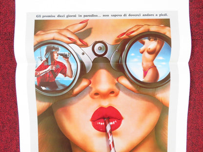 HOT PURSUIT ITALIAN LOCANDINA POSTER JOHN CUSACK BEN STILLER 1987 Rendezvous Cinema Movie posters