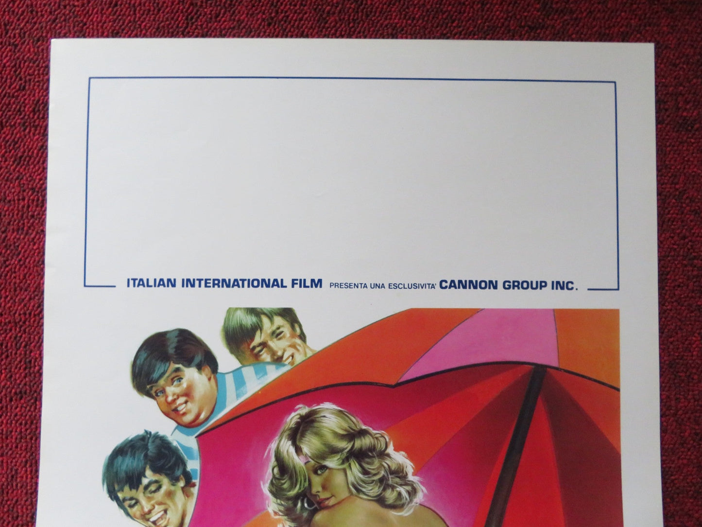 HOT RESORT ITALIAN LOCANDINA POSTER CANNON TOM PARSEKIAN 1985 Rendezvous Cinema Movie posters