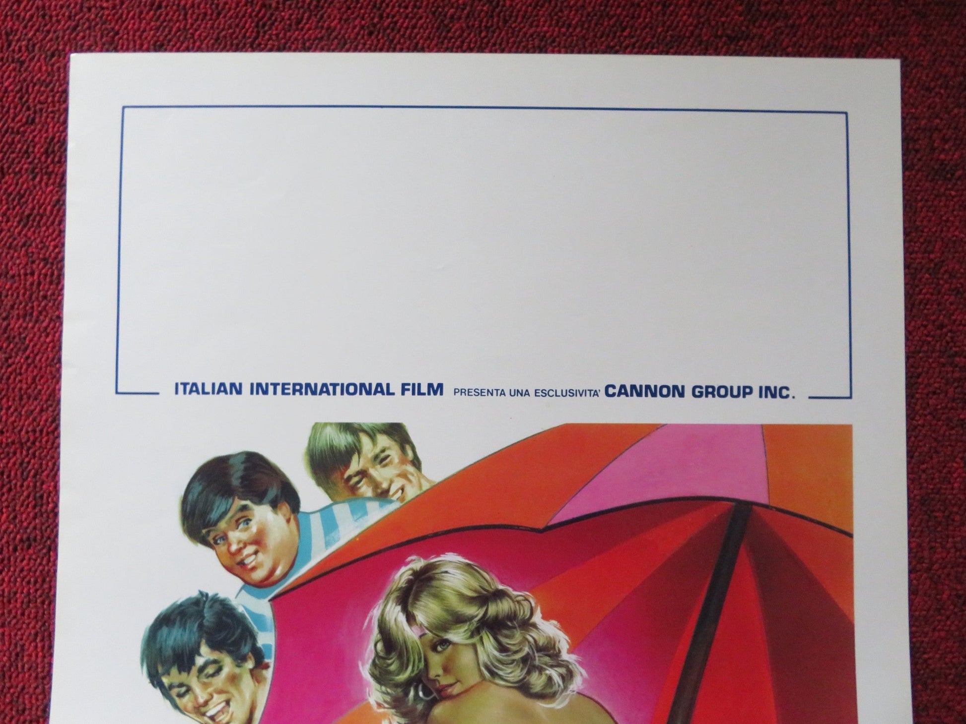 HOT RESORT ITALIAN LOCANDINA POSTER CANNON TOM PARSEKIAN 1985 Rendezvous Cinema Movie posters