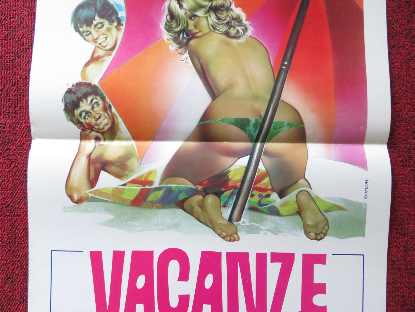 HOT RESORT ITALIAN LOCANDINA POSTER CANNON TOM PARSEKIAN 1985 Rendezvous Cinema Movie posters