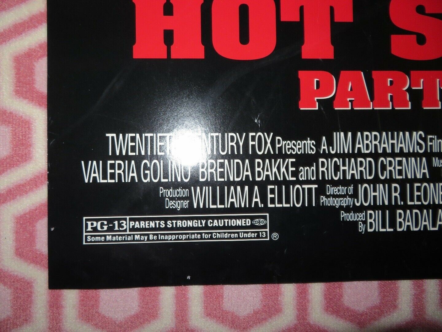 HOT SHOTS! PART DEUX ONE SHEET ROLLED POSTER CHARLIE SHEEN 1993 - Rendezvous Cinema