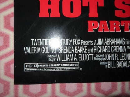 HOT SHOTS! PART DEUX ONE SHEET ROLLED POSTER CHARLIE SHEEN 1993 - Rendezvous Cinema