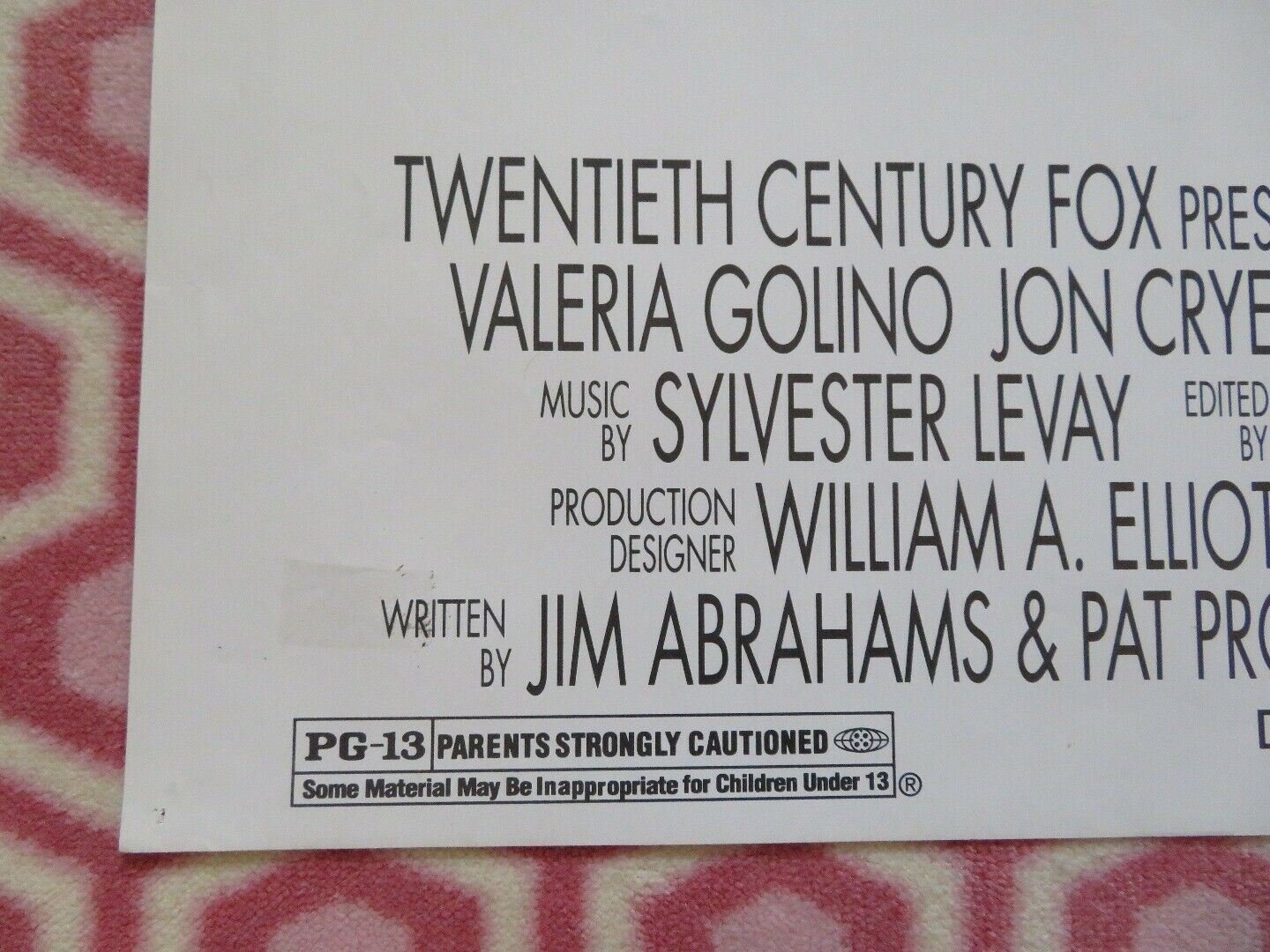 HOT SHOTS! US ONE SHEET POSTER CHARLIE SHEEN 1991 Movie posters