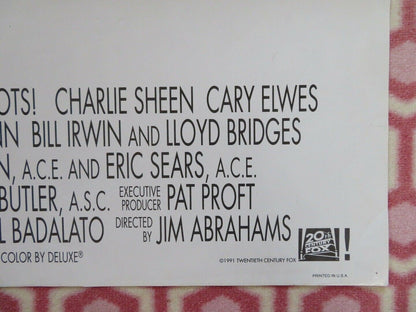 HOT SHOTS! US ONE SHEET POSTER CHARLIE SHEEN 1991 Movie posters