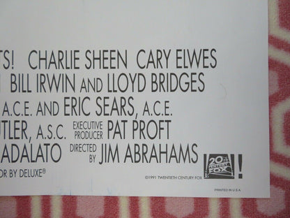 HOT SHOTS! US ONE SHEET POSTER CHARLIE SHEEN CARY ELWES 1991 - Rendezvous Cinema