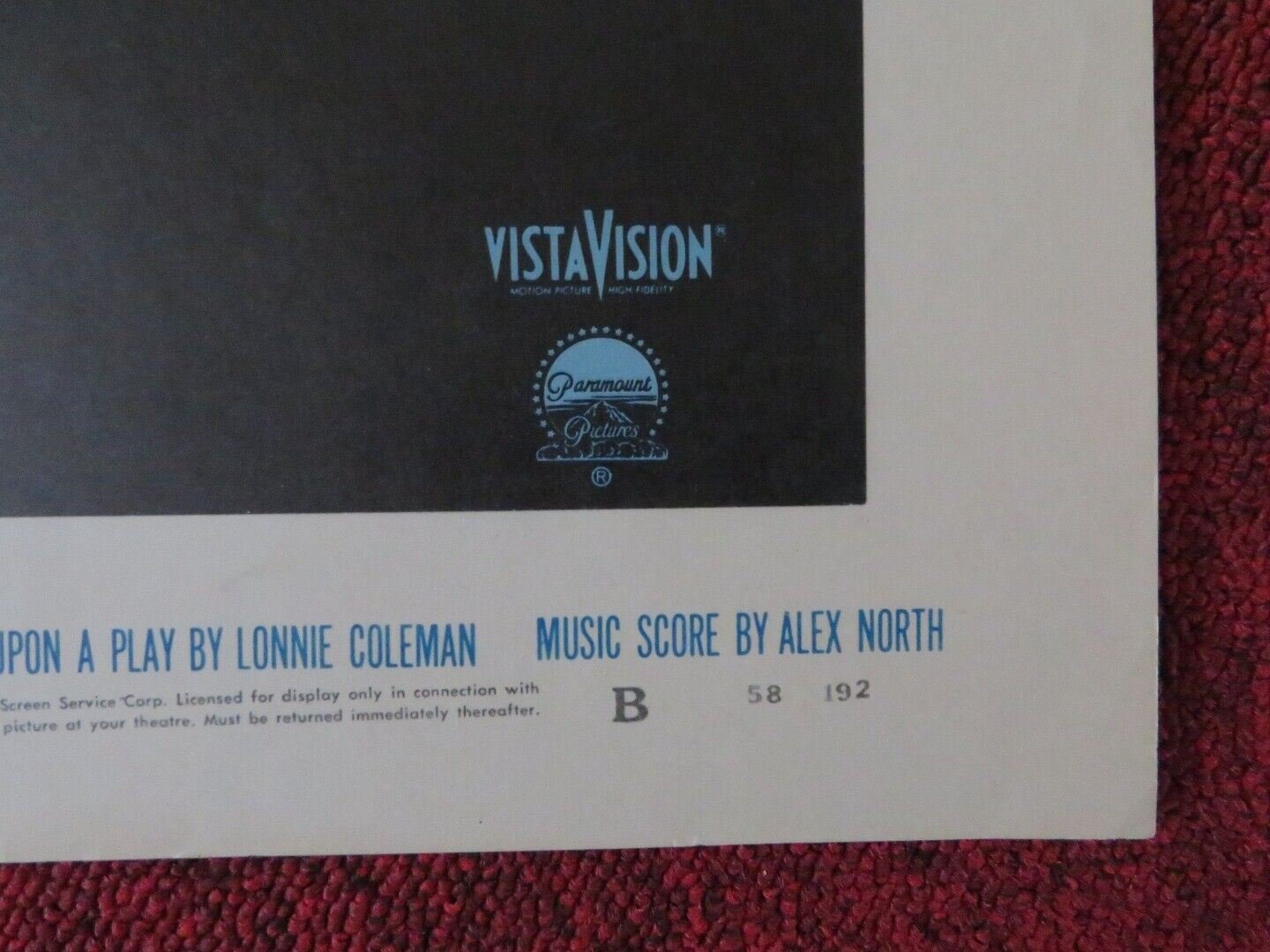 HOT SPELL US HALF SHEET (22"x 28") POSTER SHIRLEY BOOTHE ANTHONY QUINN 1958 Movie posters