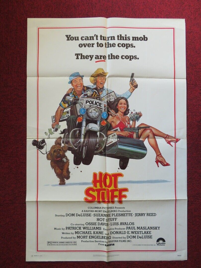 HOT STUFF FOLDED US ONE SHEET POSTER DOM DELUISE SUZANNE PLESHETTE 1979 Movie posters