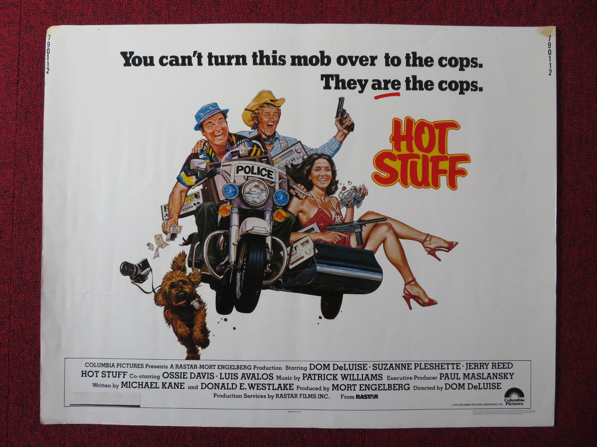 HOT STUFF US HALF SHEET (22"x 28") POSTER OSSIE DAVIS LUIS AVALOS 1979 Rendezvous Cinema Movie posters