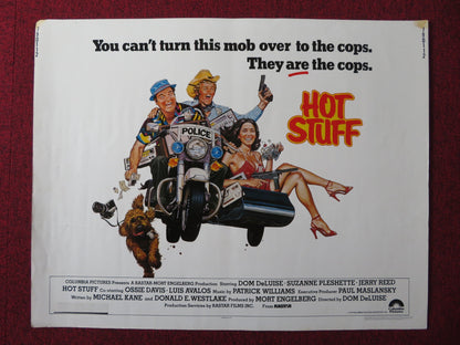 HOT STUFF US HALF SHEET (22"x 28") POSTER OSSIE DAVIS LUIS AVALOS 1979 Rendezvous Cinema Movie posters