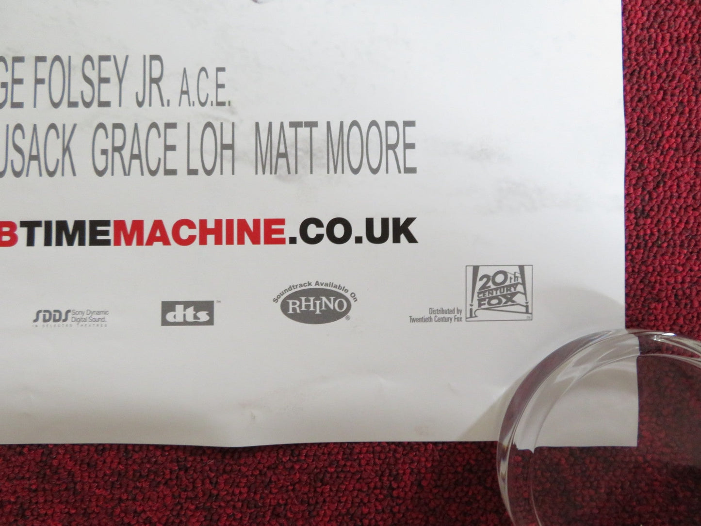 HOT TUB TIME MACHINE US ONE SHEET ROLLED POSTER JOHN CUSACK CLARK DUKE 2010 Rendezvous Cinema Movie posters