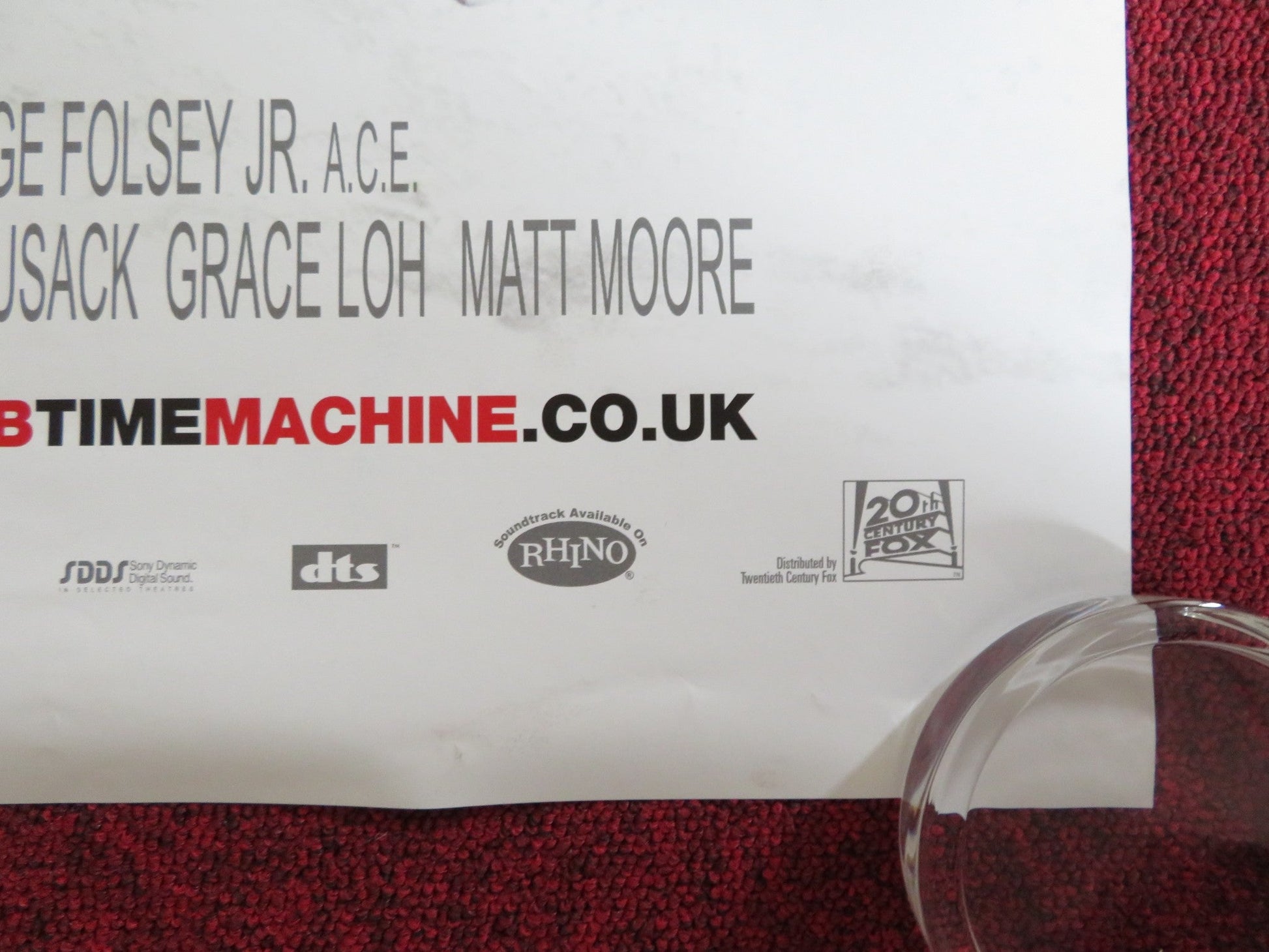 HOT TUB TIME MACHINE US ONE SHEET ROLLED POSTER JOHN CUSACK CLARK DUKE 2010 Rendezvous Cinema Movie posters