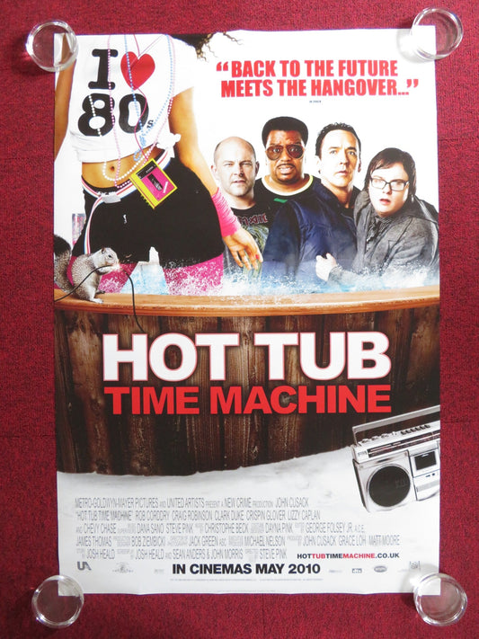 HOT TUB TIME MACHINE US ONE SHEET ROLLED POSTER JOHN CUSACK CLARK DUKE 2010 Rendezvous Cinema Movie posters