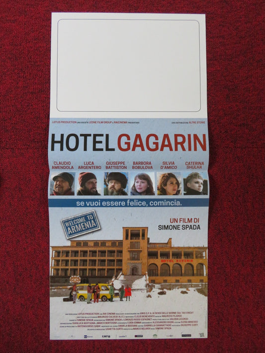 HOTEL GAGARIN ITALIAN LOCANDINA POSTER CLAUDIO AMENDOLA LUCA ARGENTERO 2018 Rendezvous Cinema Movie posters