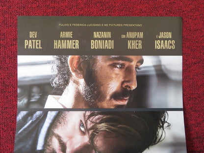 HOTEL MUMBAI ITALIAN LOCANDINA (26.5"x12.5") POSTER DEV PATEL ARMIE HAMMER 2018 Movie posters