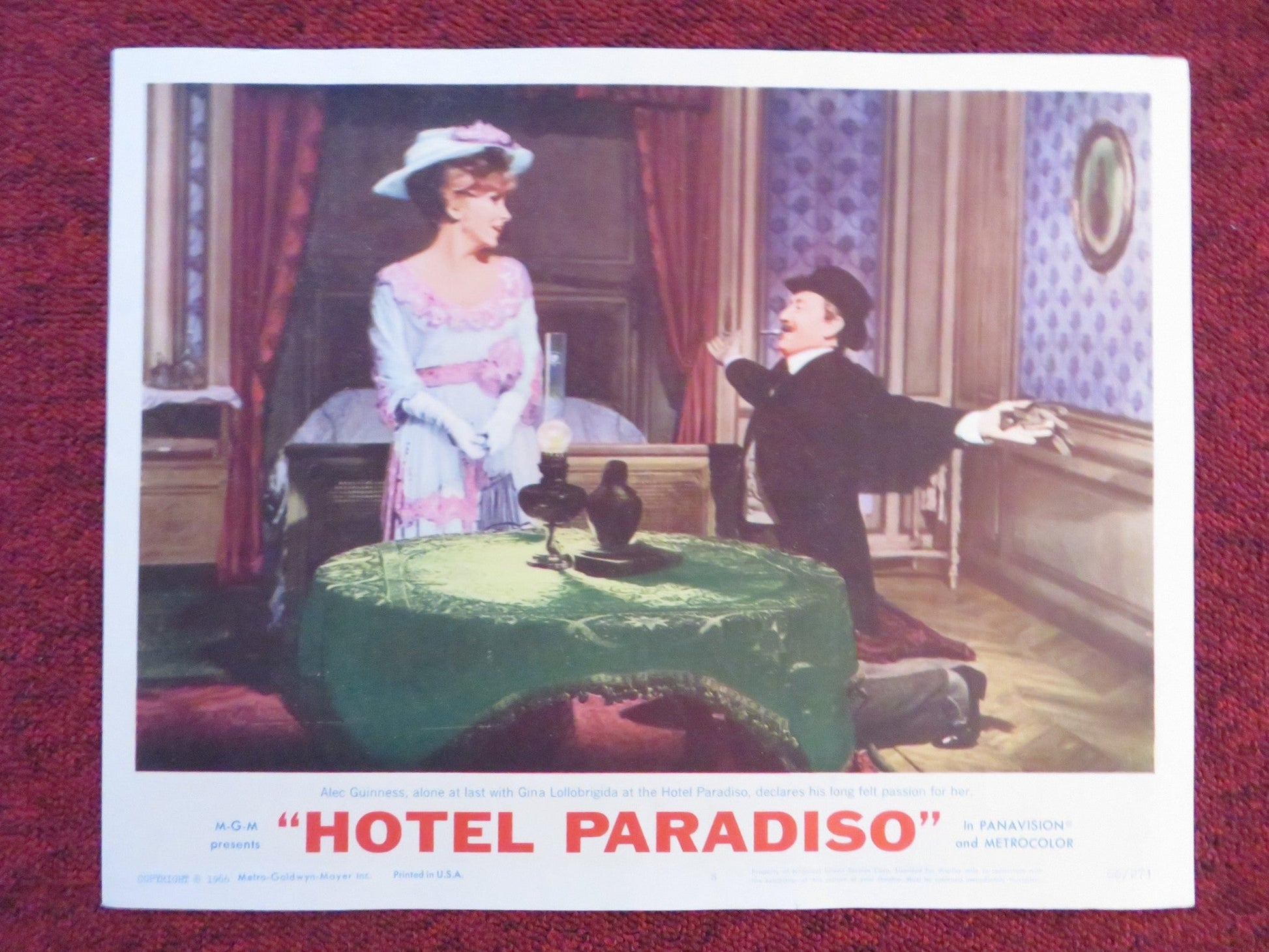 HOTEL PARADISO US LOBBY CARD FULL SET GINA LOLLOBRIGIDA ROBERT MORLEY 1966 Rendezvous Cinema Movie posters