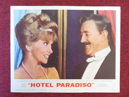 HOTEL PARADISO US LOBBY CARD FULL SET GINA LOLLOBRIGIDA ROBERT MORLEY 1966 Rendezvous Cinema Movie posters