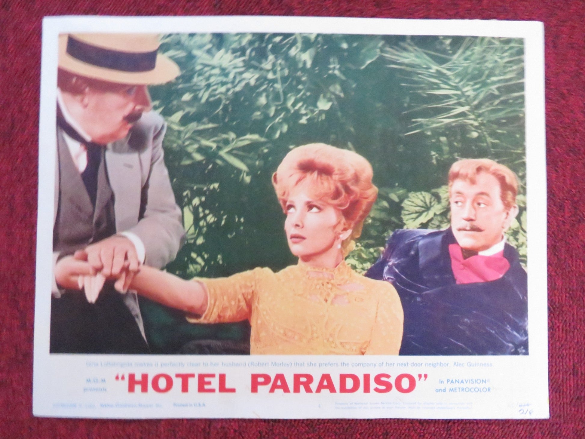 HOTEL PARADISO US LOBBY CARD FULL SET GINA LOLLOBRIGIDA ROBERT MORLEY 1966 Rendezvous Cinema Movie posters