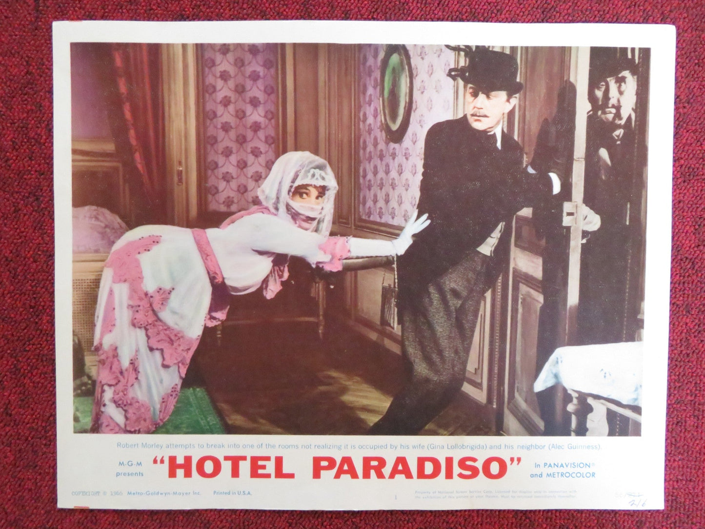 HOTEL PARADISO US LOBBY CARD FULL SET GINA LOLLOBRIGIDA ROBERT MORLEY 1966 Rendezvous Cinema Movie posters