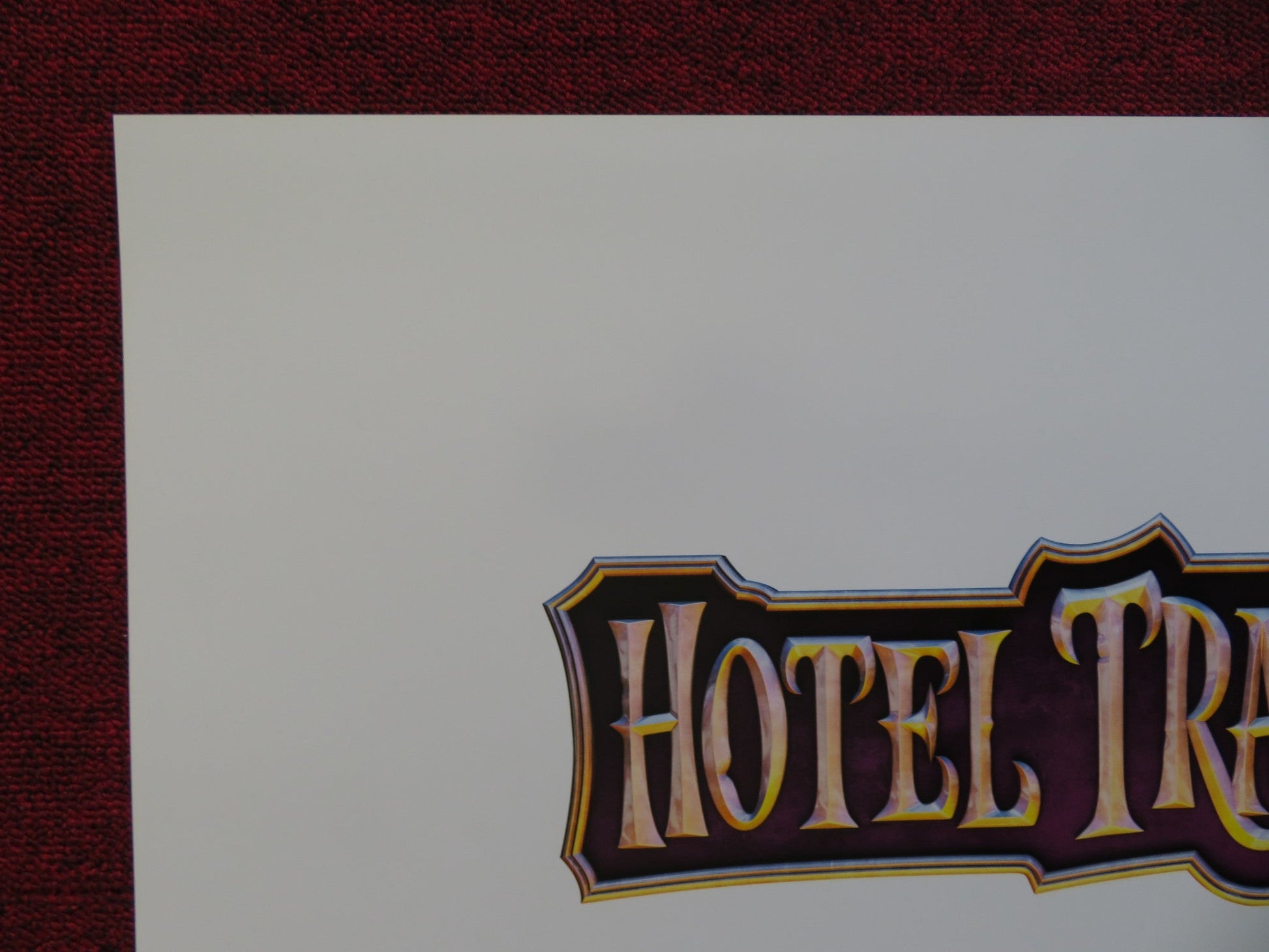 HOTEL TRANSYLVANIA 2 US ONE SHEET ROLLED POSTER ADAM SANDLER SELENA GOMEZ 2015 Rendezvous Cinema Movie posters