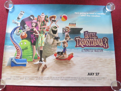 HOTEL TRANSYLVANIA 3: SUMMER VACATION UK QUAD ROLLED POSTER ADAM SANDLER 2018 Rendezvous Cinema Movie posters