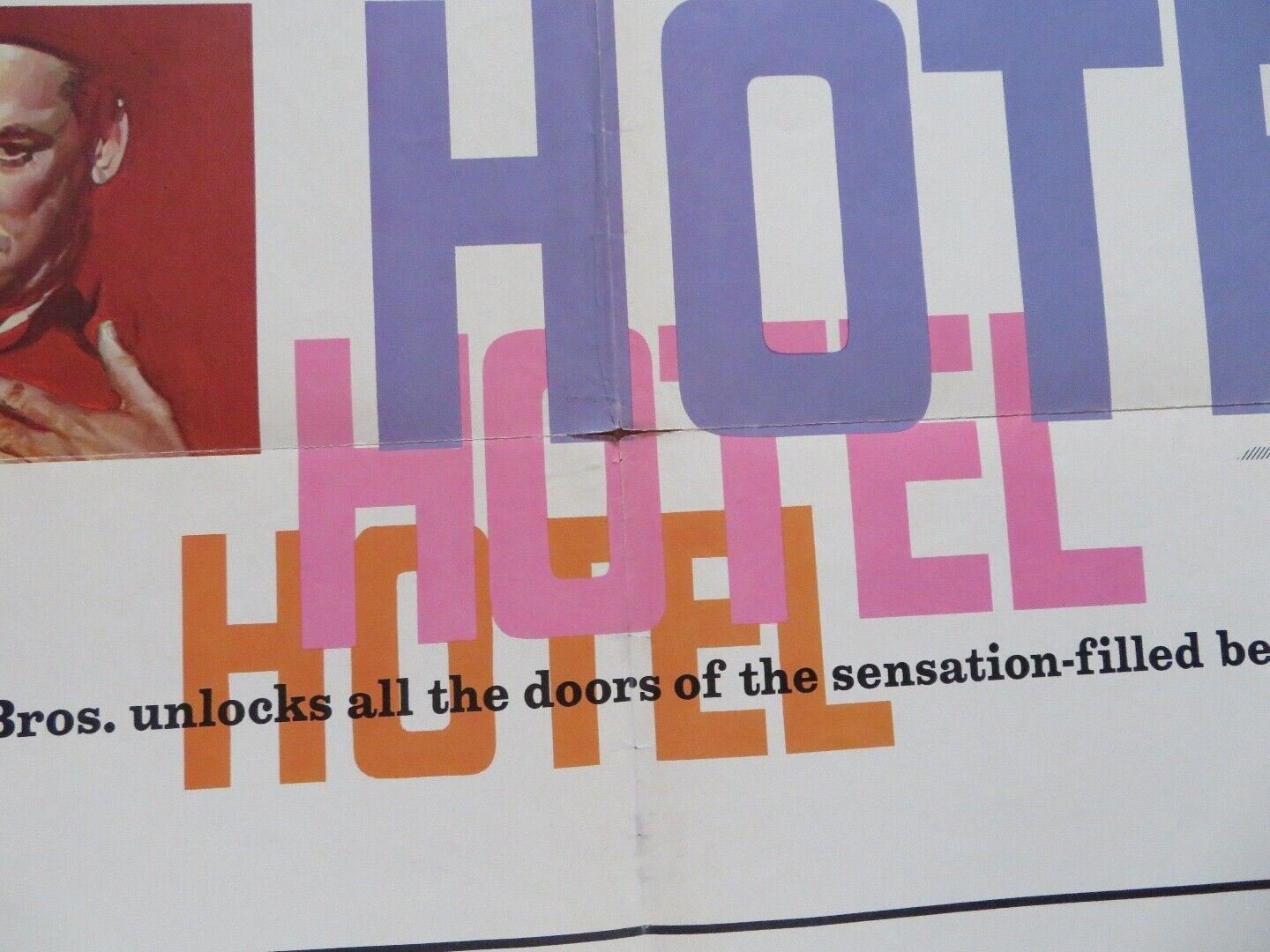 HOTEL US ONE SHEET POSTER ROD TAYLOR 1967 - Rendezvous Cinema