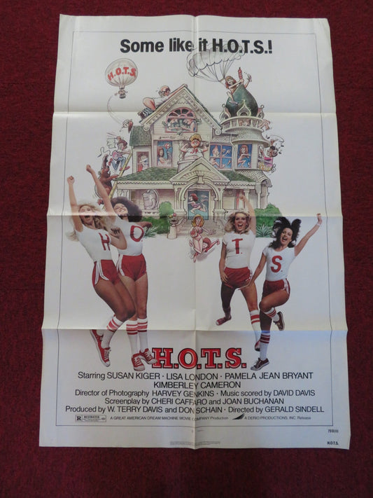 H.O.T.S. FOLDED US ONE SHEET POSTER SUSAN KIGER LISA LONDON 1979 Rendezvous Cinema Movie posters