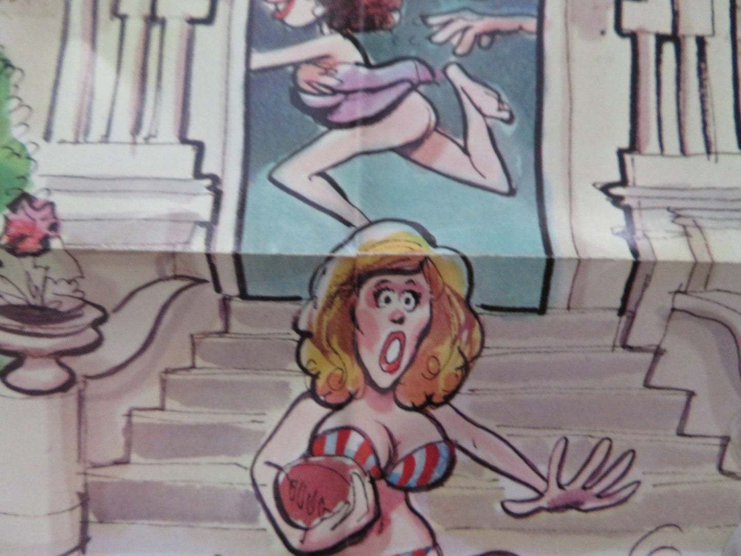 H.O.T.S. FOLDED US ONE SHEET POSTER SUSAN KIGER LISA LONDON 1979 Rendezvous Cinema Movie posters