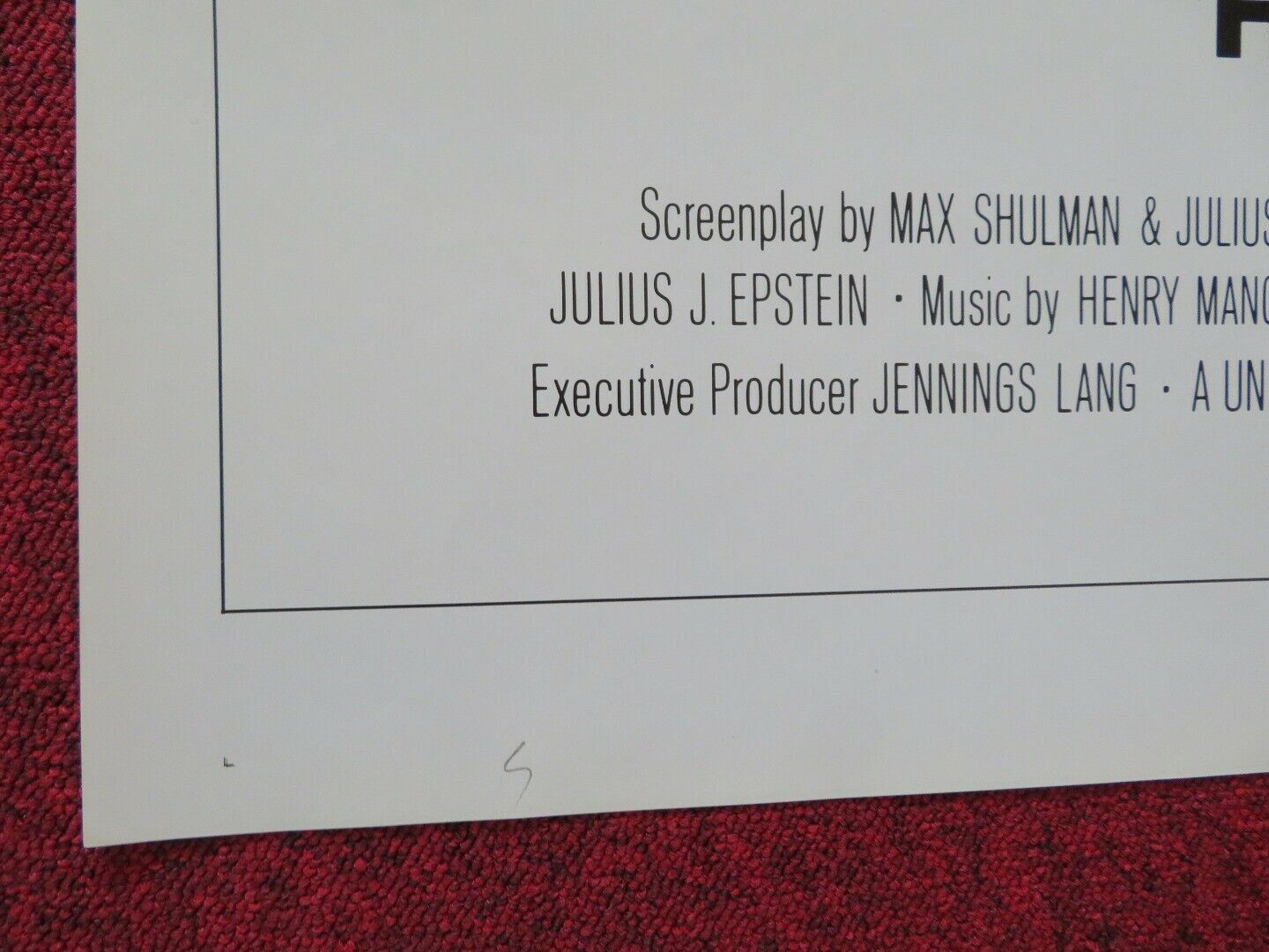 HOUSE CALLS FOLDED US ONE SHEET POSTER WALTER MATTHAU GLENDA JACKSON 1978 Movie posters