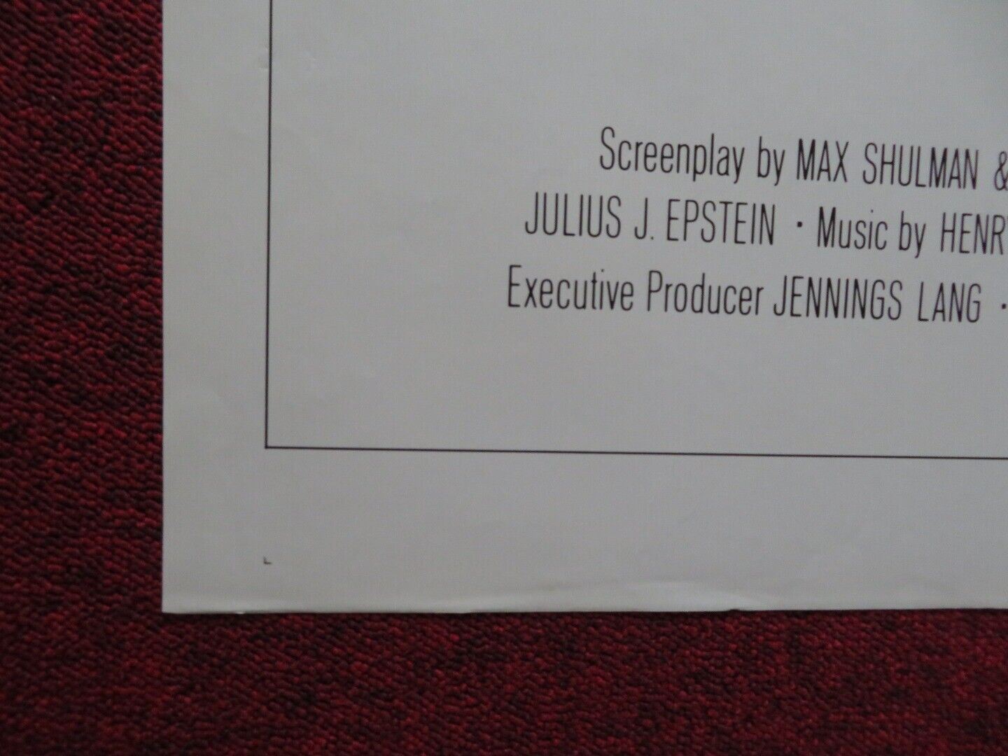 HOUSE CALLS FOLDED US ONE SHEET POSTER WALTER MATTHEW GLENDA JACKSON 1978 Movie posters