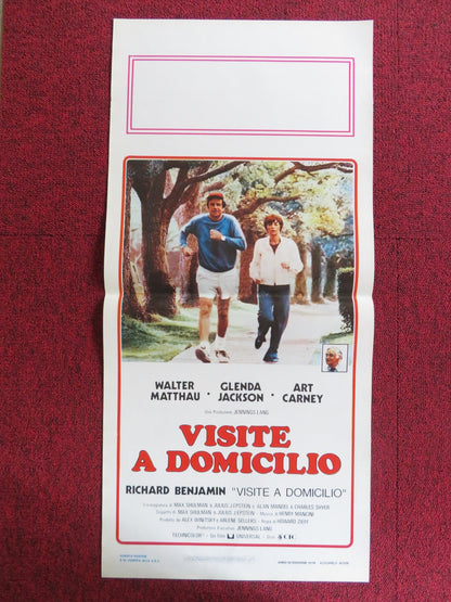 HOUSE CALLS ITALIAN LOCANDINA POSTER WALTER MATTHAU GLENDA JACKSON 1978 Rendezvous Cinema Movie posters